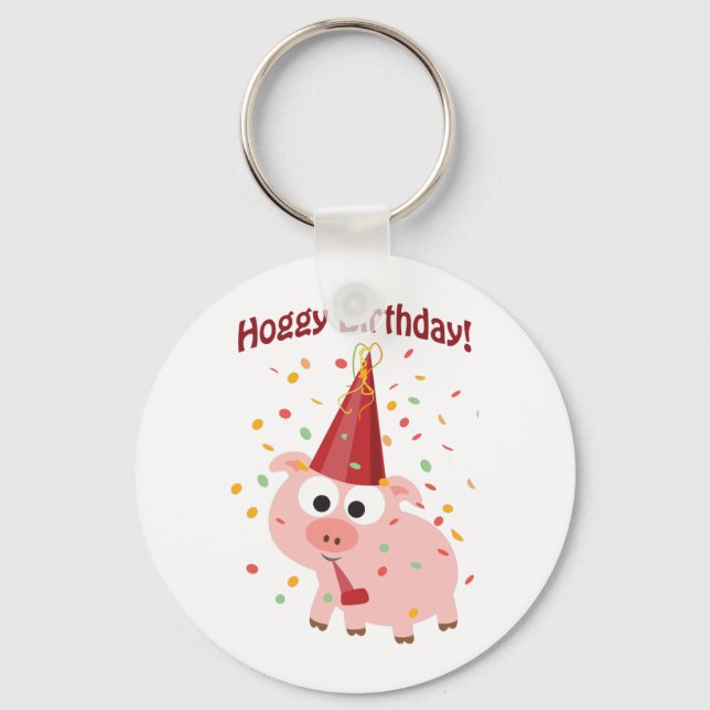 Llavero ¡Cumpleaños de Hoggy! (Anverso)