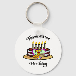 Llavero Cumpleaños de la acción de gracias