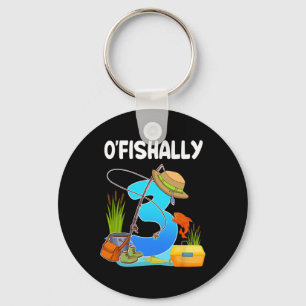 Llavero Cumpleaños de niño de 3 años O'fishally pesca 3 añ