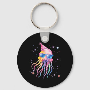 Llavero Cumpleaños de verano de sirena medusa coincidente