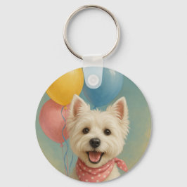 Llavero Cumpleaños de Westie