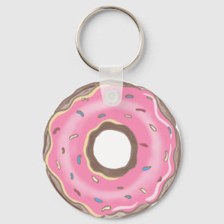 Llavero Cumpleaños Dulce Uno Niña Donut Rosa