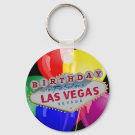 Llavero Cumpleaños EN Fabuloso Keychain de Las Vegas - Glo