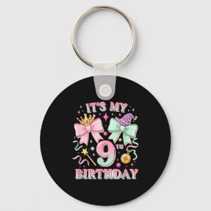 Llavero Cumpleaños Es Mi Cumpleaños 9 Cumpleaños Bonito Má