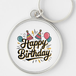 Llavero Cumpleaños Feliz Festivo