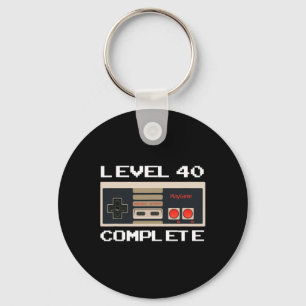 Llavero Cumpleaños Nivel 40 Completo Videojugador