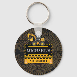 Llavero Cumpleaños Personalizado En Construcción