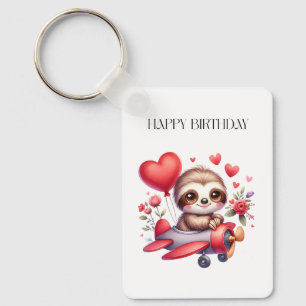 Llavero Cumpleaños Piloto Perezoso