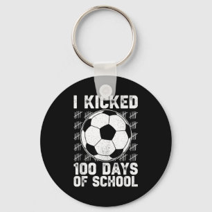 Llavero Cumplí 100 Días De Clase Jugador De Fútbol Profeso