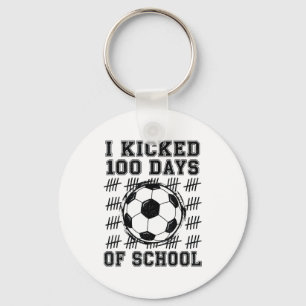 Llavero Cumplí 100 Días De Colegio Amante Del Fútbol 100º
