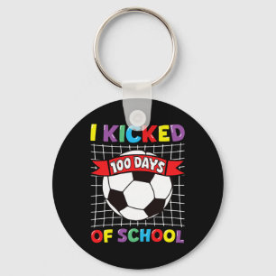 Llavero Cumplí 100 Días De Colegio Fútbol Deporte Niños Cl