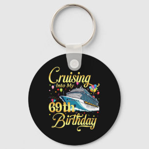 Llavero Cumpliendo 69 años Crucero 69 años de edad
