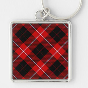 Llavero Cunningham Tartan Red Black Plaid