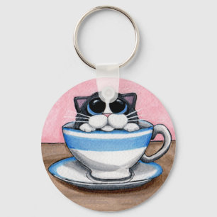 Llavero Cup O Kitty Keychain