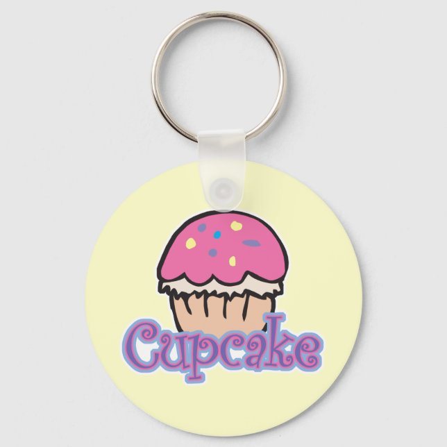 Llavero Cupcake Rosa (Anverso)
