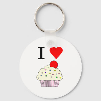 Llavero Cupcakes del corazón