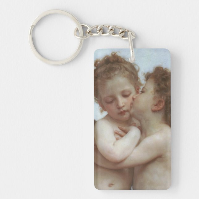 Llavero Cupid and Psyche as children - William Bouguereau (Frente)