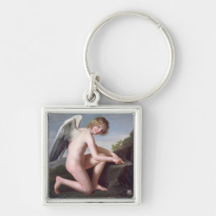 Llavero Cupid que afila sus flechas, 1798 (aceite en lona)