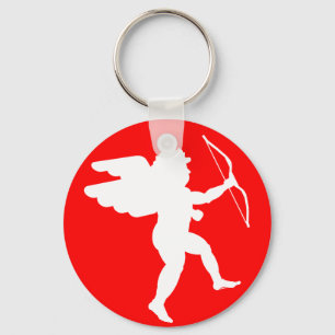 Llavero Cupido con Bow (blanco) - Keychain