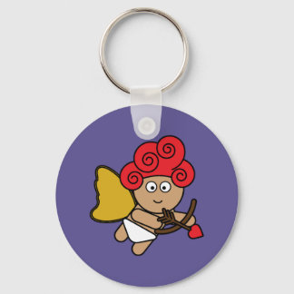 Llavero Cupido de cabeza roja