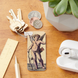 Llavero Cúpido de San Valentín con los ojos vendados, cart