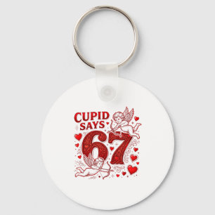 Llavero Cupido Dice 67 Cute Divertido Día de San Valentín 
