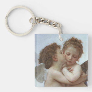 Llavero Cupido y psiquis como niños