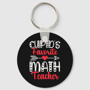 Llavero Cupidos Matemáticas Favoritas Teacher Valentine