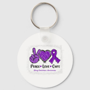 Llavero Cura de Paz Amor Sobredosis de Drogas Conciencia M