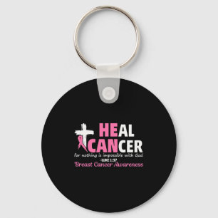 Llavero Cura el Cáncer Cristiano Cree en Dios Cáncer de Se
