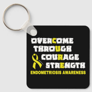 Llavero CURE...Endometriosis Keychain