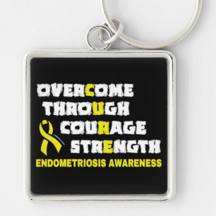 Llavero CURE...Endometriosis Keychain