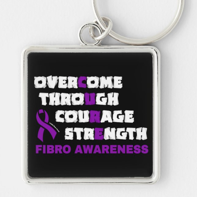 Llavero CURE...Fibro Keychain (Frente)