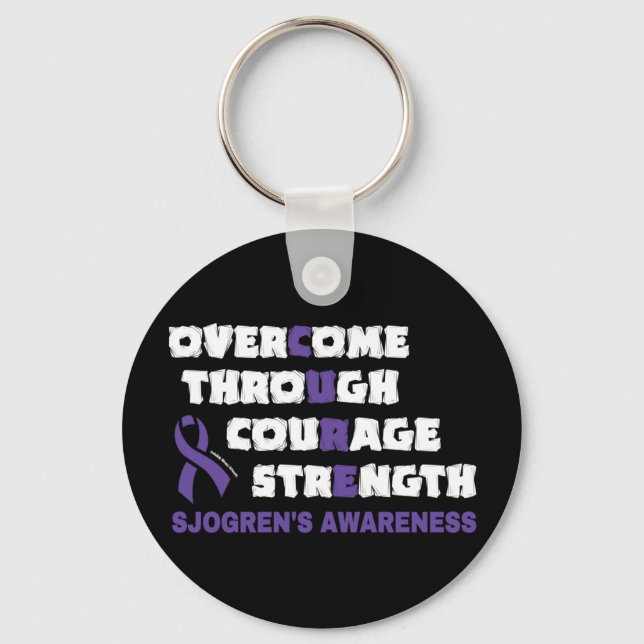 Llavero CURE... la cadena de claves de Sjogren (Anverso)