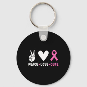 Llavero Cure Love Cure Pink Ribbon Sensibilización sobre e