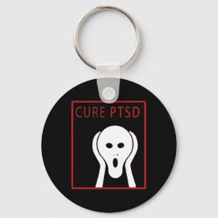 Llavero Cure Ptsch Awareness 2 Post Traumatic Stress Disor