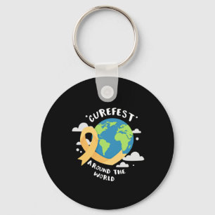 Llavero CureFest en todo el mundo: apoyo al cáncer infanti