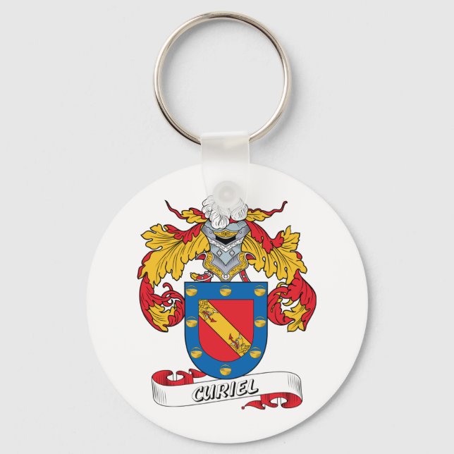 Llavero Curiel Family Crest (Anverso)