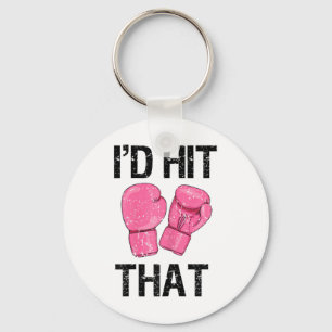 Llavero Curiosa camiseta de Kickboxing para mujeres