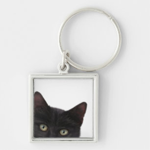 Llavero Curiosa pintura digital Kitty