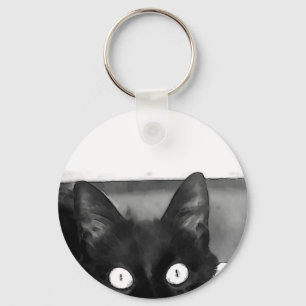 Llavero Curiosidad Del Gato