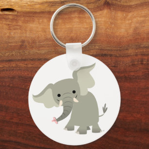 Llavero Curioso Personalizado Elephant Keychain