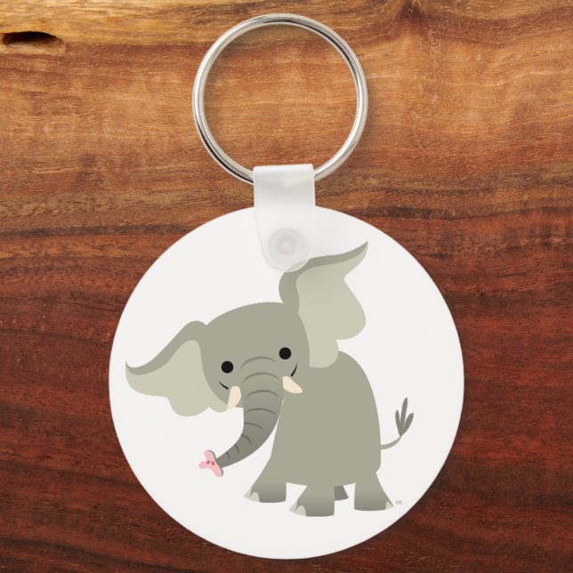 Llavero Curioso Personalizado Elephant Keychain (Anverso)