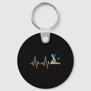 Llavero Curioso Pesca Heartbeat B Fish Retro Fisherman