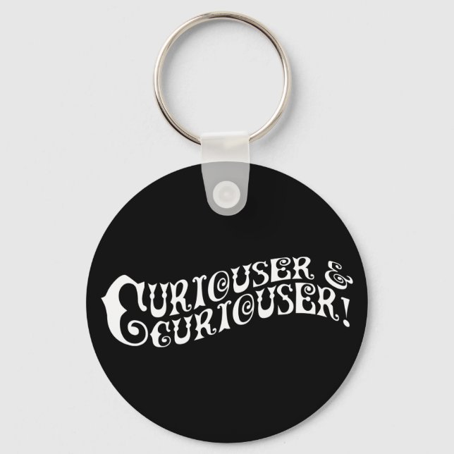Llavero Curiouser y Curiouser (Anverso)