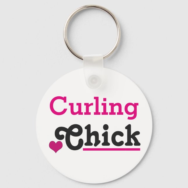 Llavero Curling Chick (Anverso)