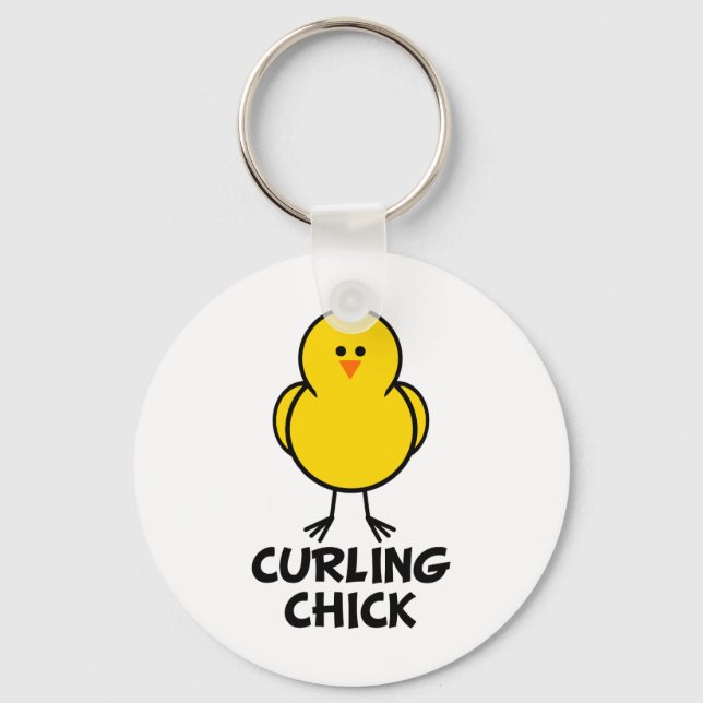 Llavero Curling Chick (Anverso)