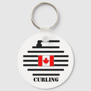Llavero Curling de Canadá