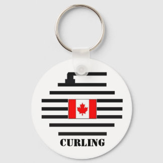 Llavero Curling de Canadá