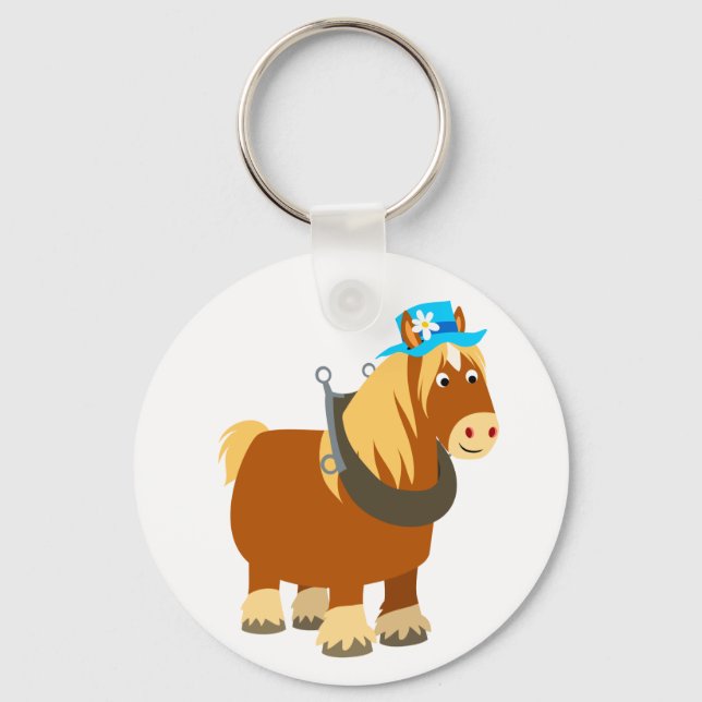 Llavero Curso Personalizado Breton Horse Keychain (Anverso)